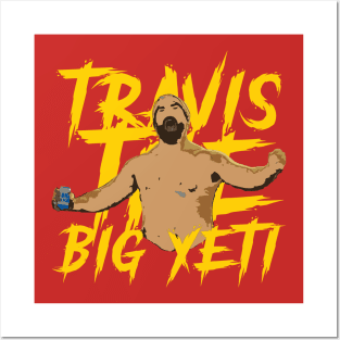 Big Yeti Kelce Football Fan Art Posters and Art